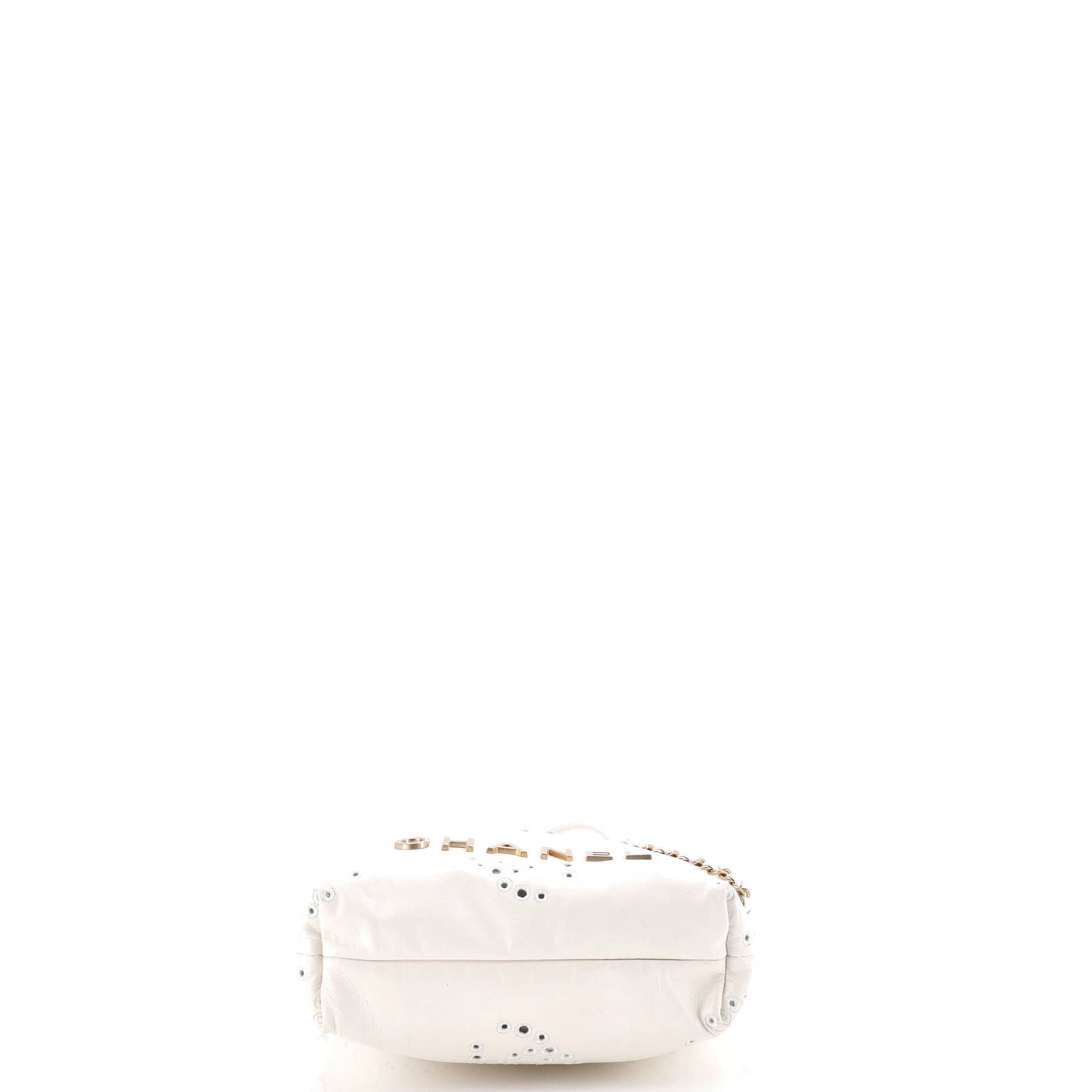 シャネル 22チェーン ホーボー CC アイレット エンブロイダリー カーフスキン ミニ