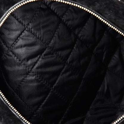 シャネル バレルバッグ キルティングファースモール