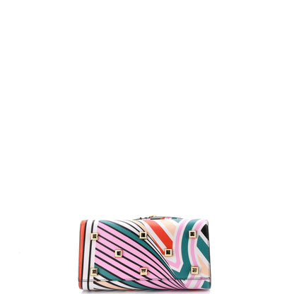 Salvatore Ferragamo Studio トップハンドル Box Bag Printed Leather Small