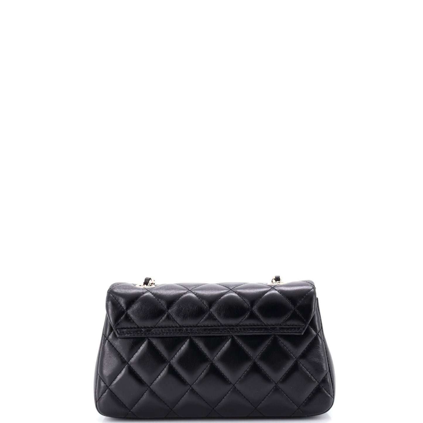 シャネル CC ターンロック フラップ フォンホルダー チェーン付き キルティング ラムスキン