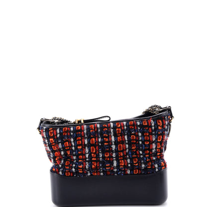 シャネル ガブリエル ホーボー キルティングツイード＆カーフスキン ミディアム