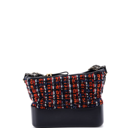 シャネル ガブリエル ホーボー キルティングツイード＆カーフスキン ミディアム