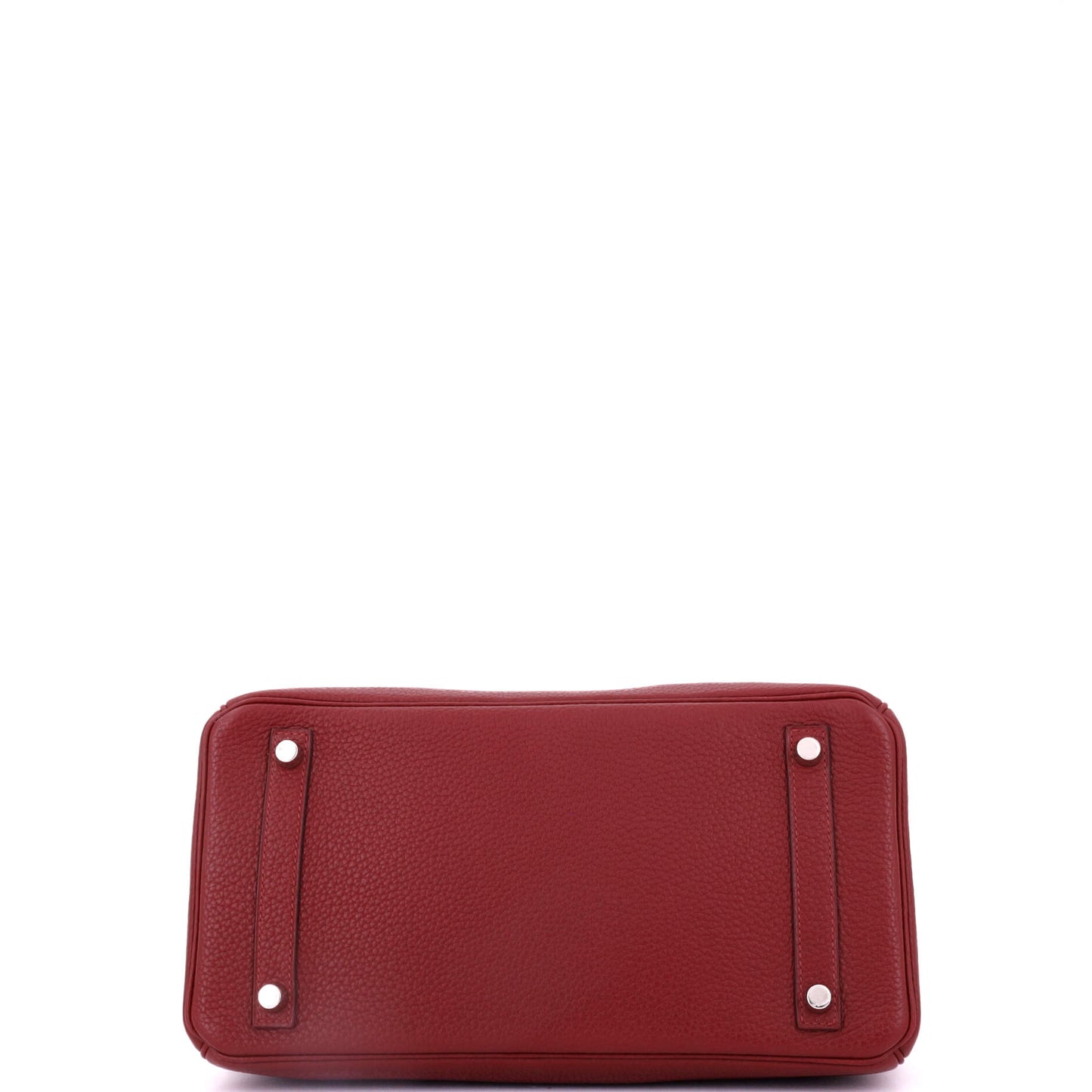 エルメス バーキン ハンドバッグ レッド トゴ パラジウム金具 30