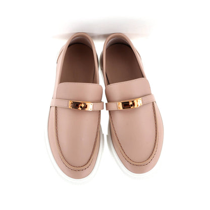 エルメス ミニゲーム スリッポンレザー