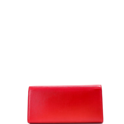 サンローラン クラシックモノグラム クラッチレザー ロング