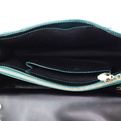 ブルガリ セルペンティ フォーエバーショルダーバッグ パテント ミディアム