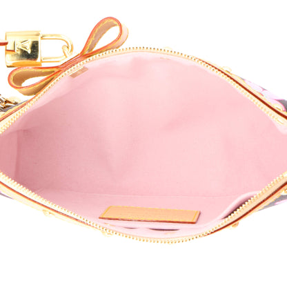 ルイ・ボタン × 村上隆 ポシェット・アクセソワール NM 限定版 チェリーブロッサム モノグラム