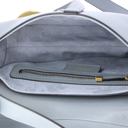 クリスチャン・ディオール サドルハンドバッグ レザー ミディアム