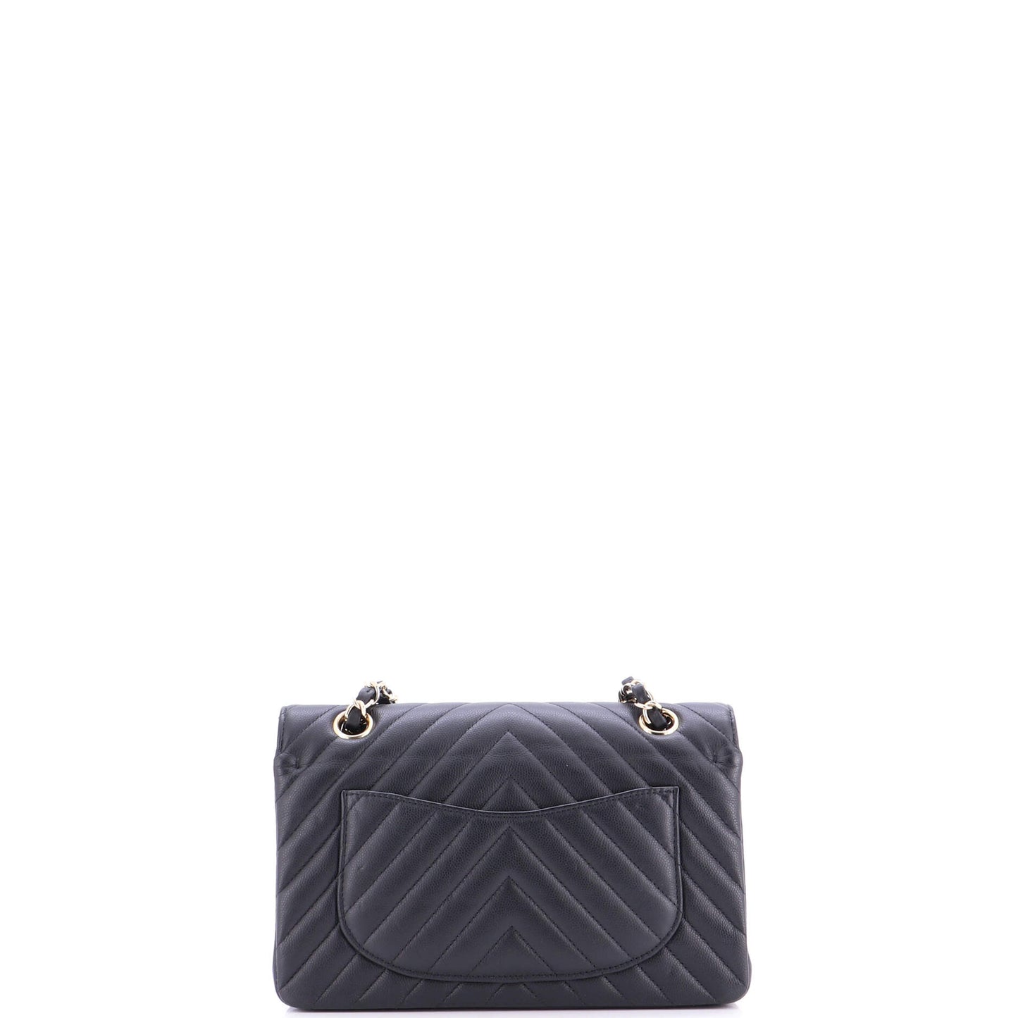 シャネル クラシック シングルフラップバッグ シェブロン キャビア ミニ