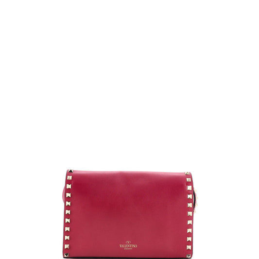 ヴァレンティノ ガラヴァーニ ロックスタッズ フリップロック フラップバッグ レザー スモール