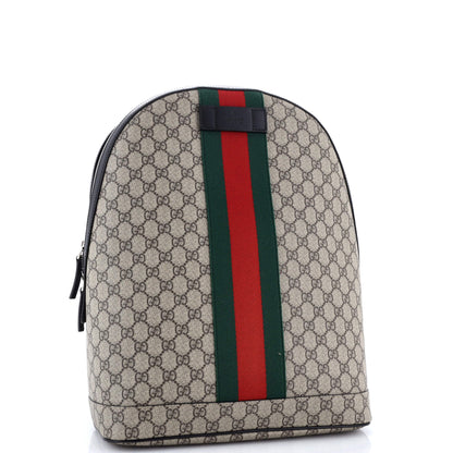 グッチ ウェブ バックパック GGコーティングキャンバス ミディアム