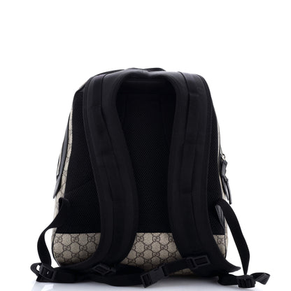 グッチ ウェブ バックパック GGコーティングキャンバス ミディアム