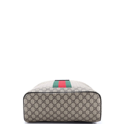 グッチ ウェブ バックパック GGコーティングキャンバス ミディアム