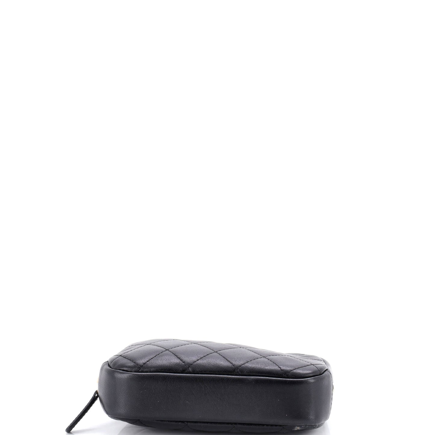 シャネル カーヴィ コスメポーチ キルティング ラムスキン スモール