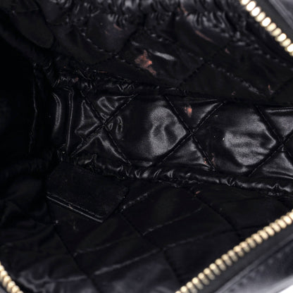 シャネル カーヴィ コスメポーチ キルティング ラムスキン スモール