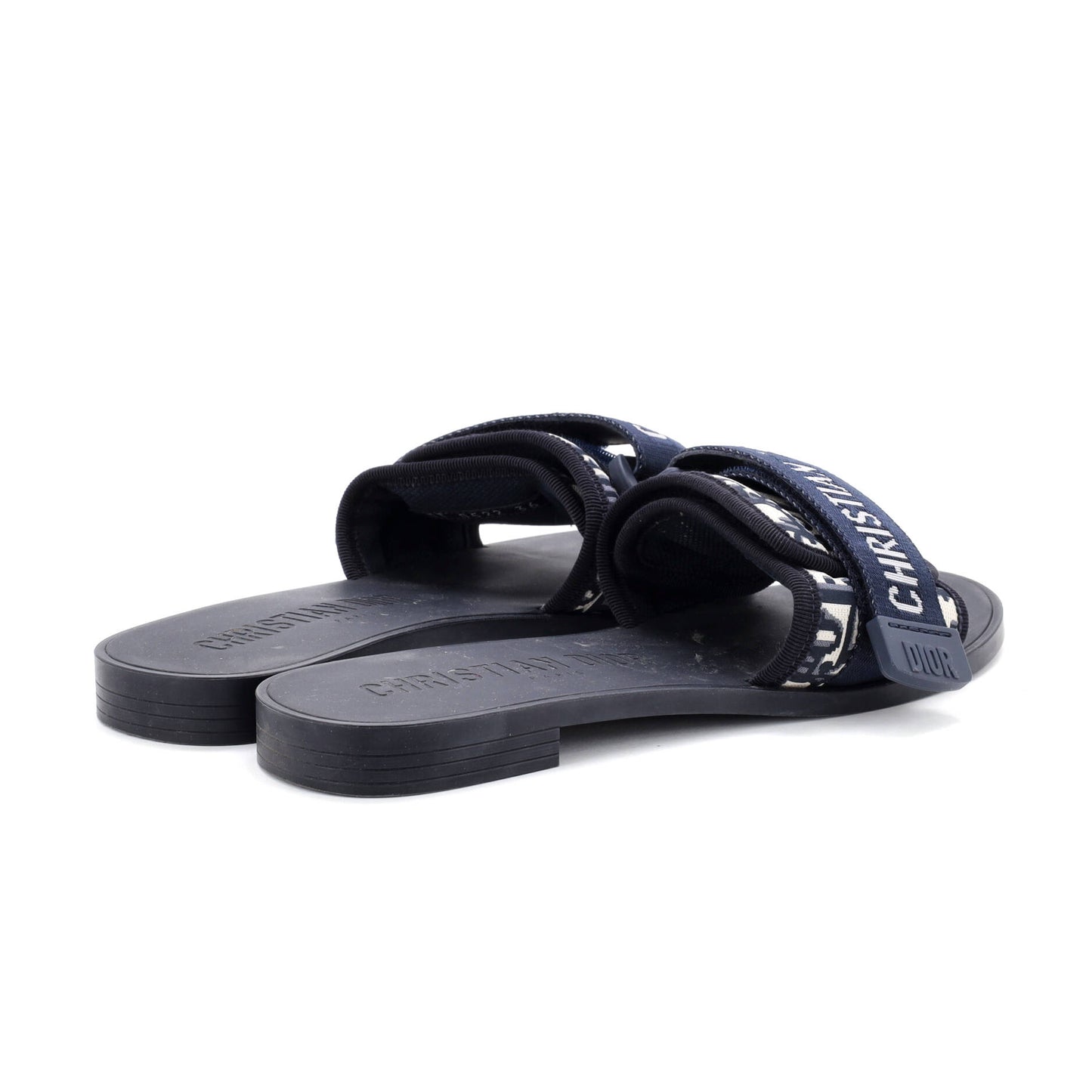 クリスチャン・ディオール ウィメンズ ディオ(r)エボリューション スライドサンダル オブリークファブリック