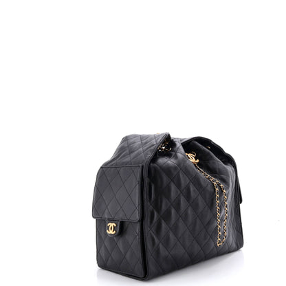 シャネル 25 ホーボーバッグ キルティング キャビア ミディアム