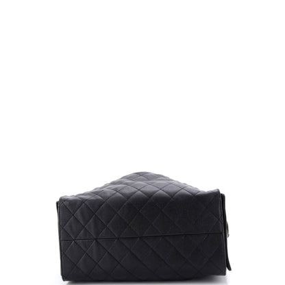 シャネル 25 ホーボーバッグ キルティング キャビア ミディアム