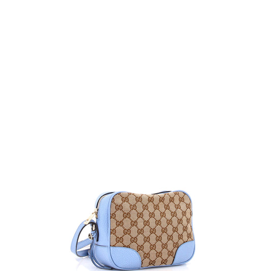 グッチ ブリー ディスコ クロスボディバッグ GGキャンバス レザーミニ