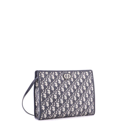 クリスチャン・ディオール 30 モンテーニュ ジップポーチ オブリーク キャンバス ミディアム