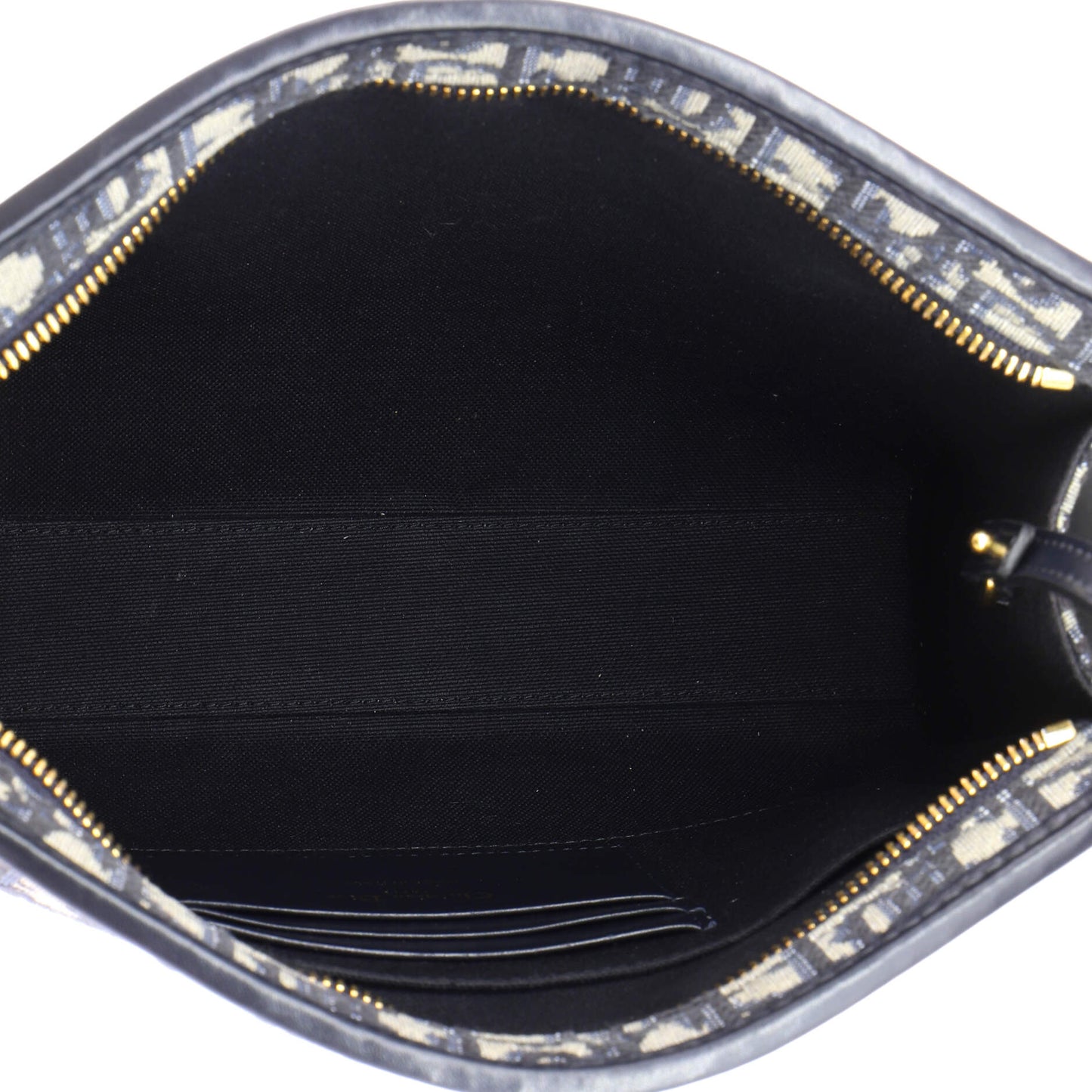 クリスチャン・ディオール 30 モンテーニュ ジップポーチ オブリーク キャンバス ミディアム