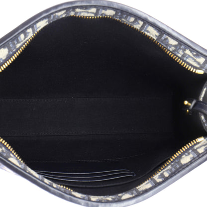 クリスチャン・ディオール 30 モンテーニュ ジップポーチ オブリーク キャンバス ミディアム