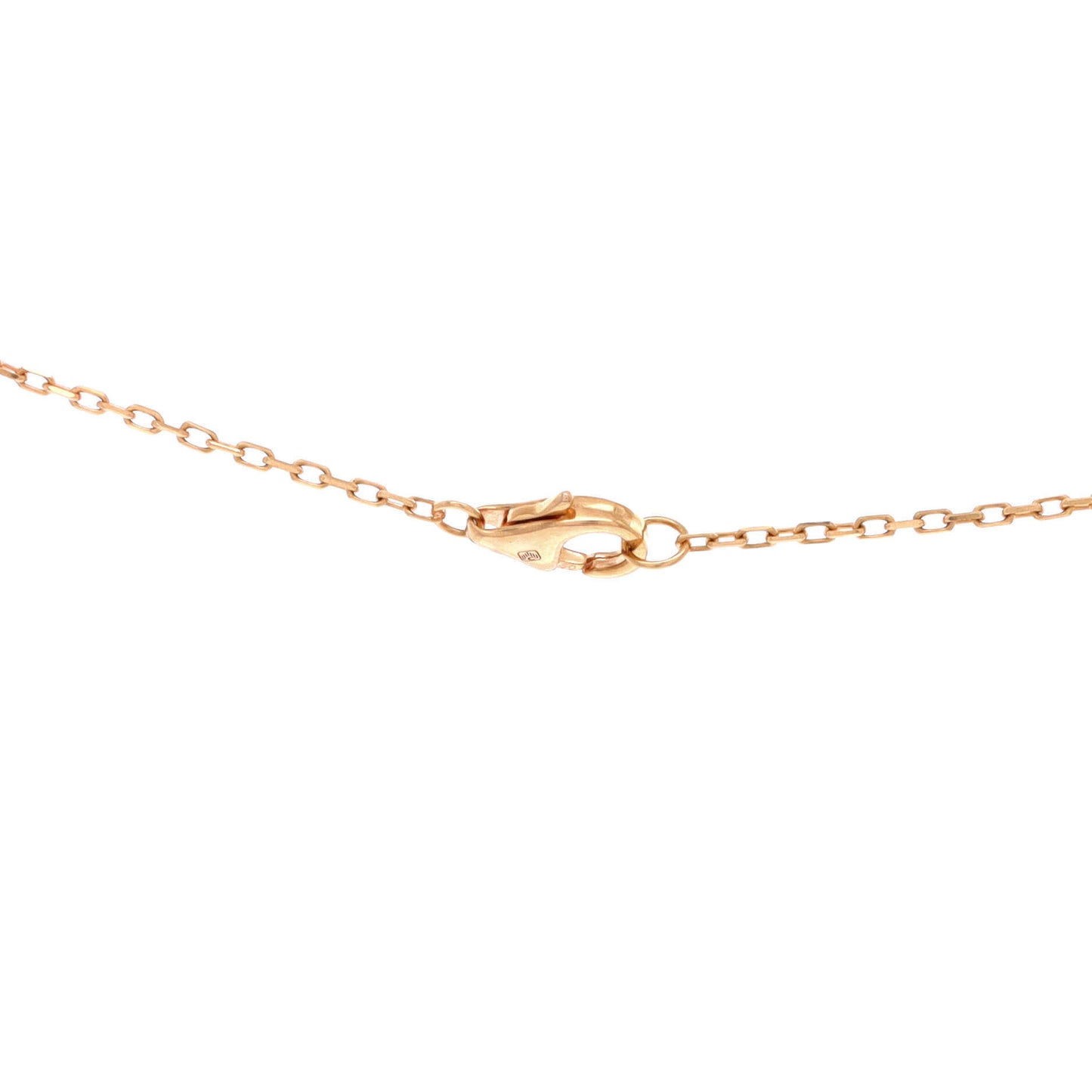 カルティエ トリニティ ダイヤモンド ペンダントネックレス 18K トリコロールゴールド＆ダイヤモンド