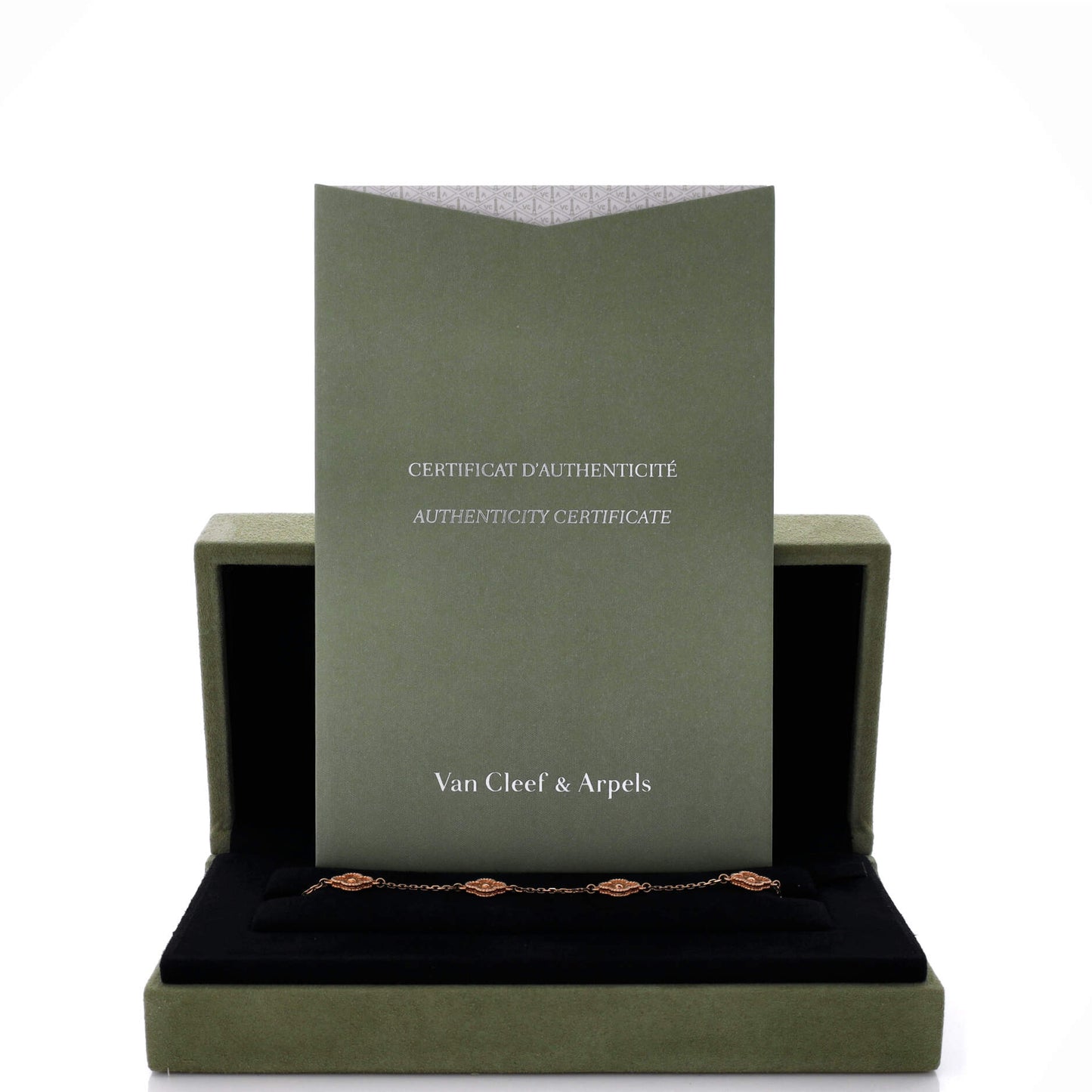 Van Cleef & Arpels Sweet Alhambra 6 Motifs Bracelet 18K ローズゴールド