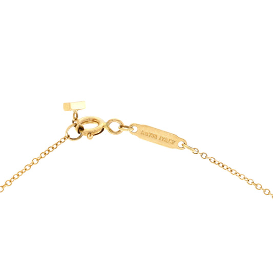 ティファニー T スマイル ペンダントネックレス 18K イエローゴールド ミニ