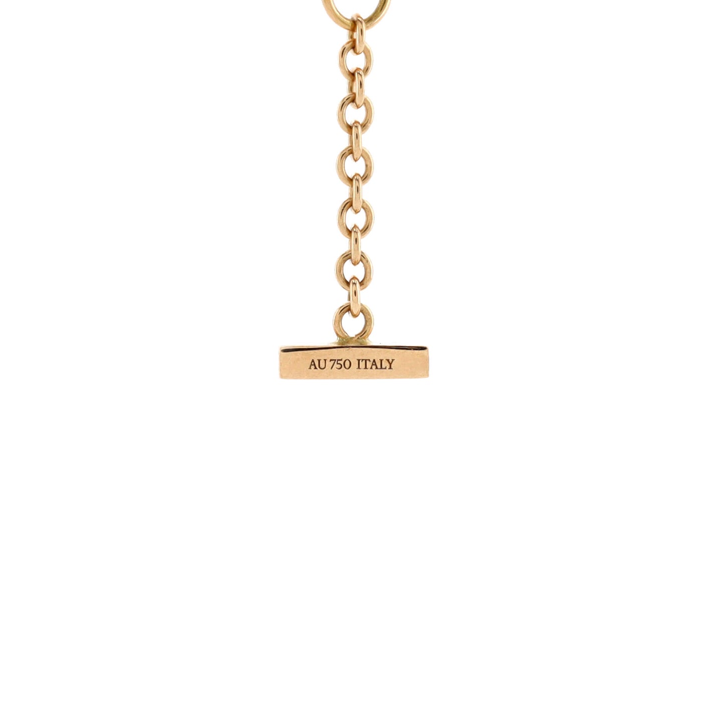 Tiffany & Co. T Smile Chain Bracelet 18K ローズゴールド with Diamonds Medium