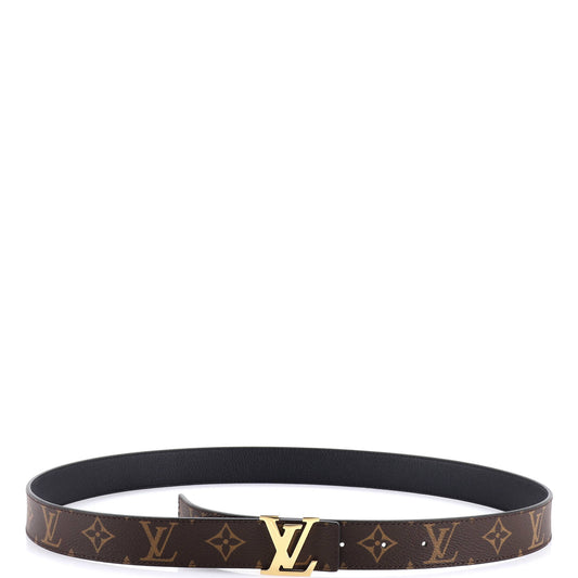 ルイ・モノグラム LVイニシャルリバーシブルベルト モノグラムキャンバス＆レザー ミディアム