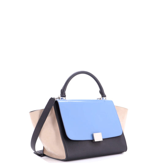 セリーヌ トラペーズバッグ レザー パテント スモール