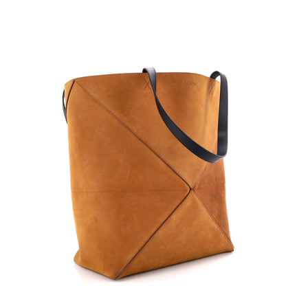 ロエベ パズルフォールド トートバッグ スエード ラージ