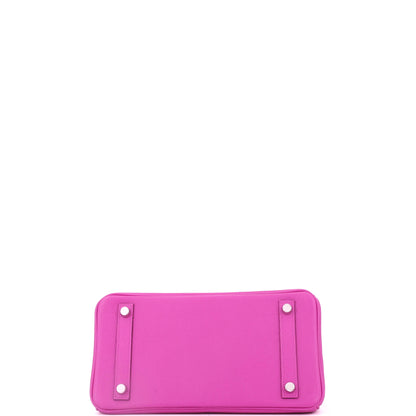 エルメス バーキン ハンドバッグ ヴェルソ・ノヴィーロ パラジウム金具 25