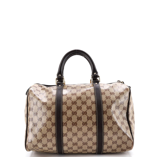 グッチ ジョイ ボストンバッグ GGコーティングキャンバス ミディアム