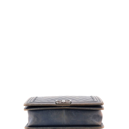 シャネル ボーイフラップバッグ キルティング ウォッシュドカーフスキン ニューミディアム