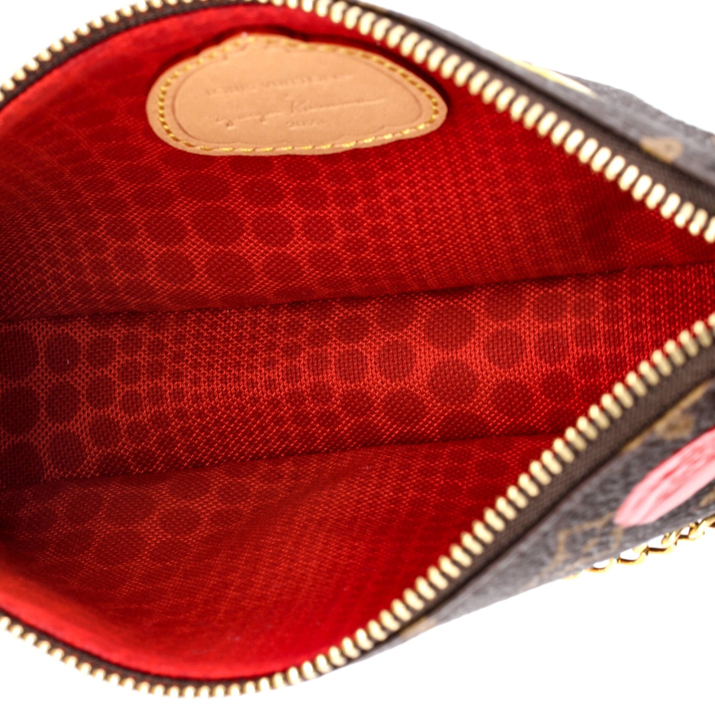 ルイ・モノグラム 草間彌生 ペイントドットモノグラムキャンバス ミニアクセサリーポーチ