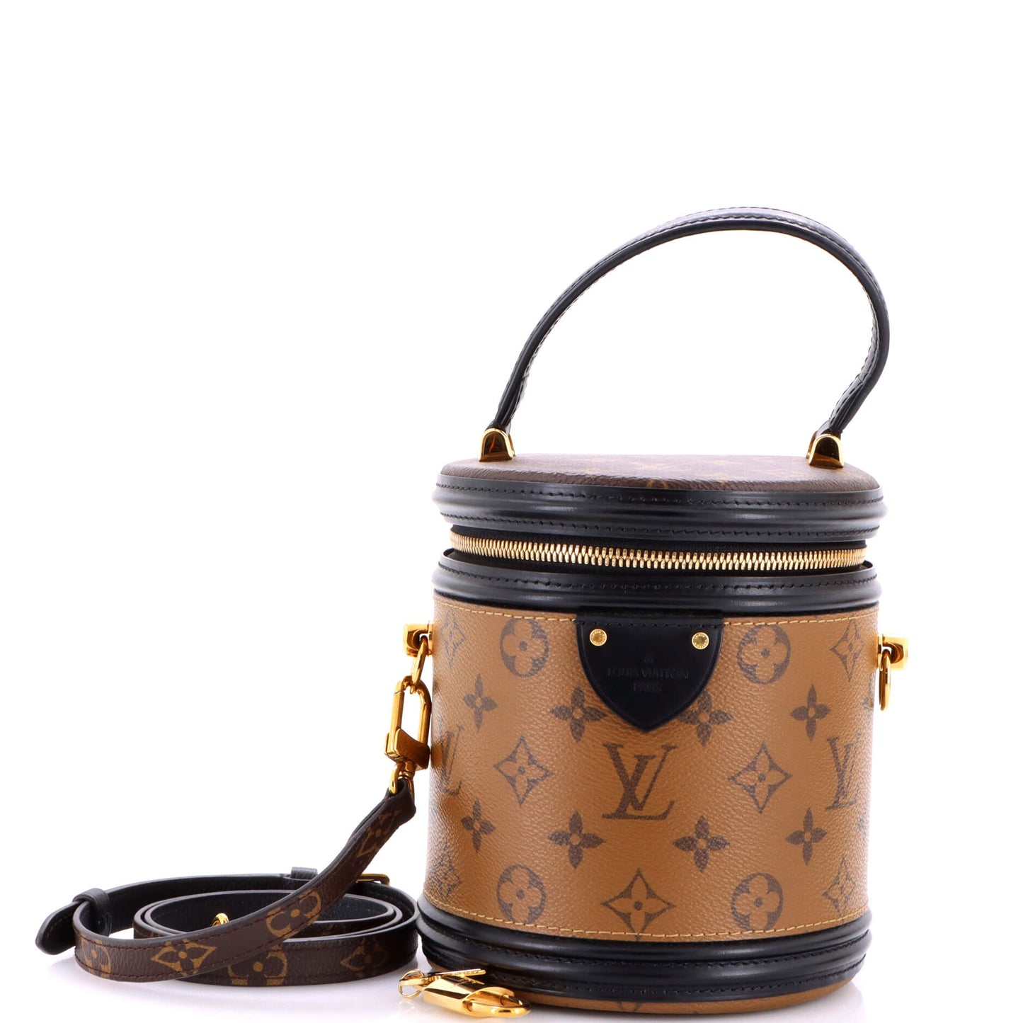 ルイ・モノグラム カンヌ ハンドバッグ リバースモノグラムキャンバス