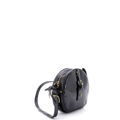 ルイ・モノグラム ソフトハットボックスバッグ モノグラム パテントレザー MM