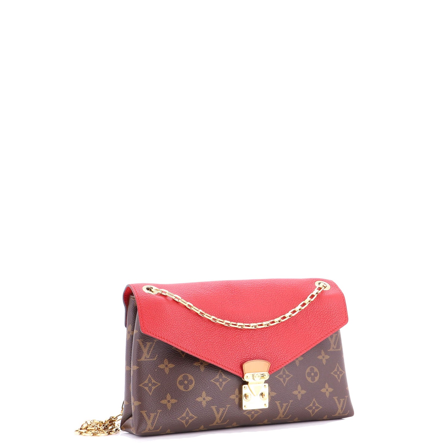 ルイ・モノグラム パラス チェーンショルダーバッグ モノグラムキャンバス＆カーフスキン