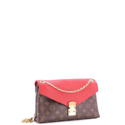 ルイ・モノグラム パラス チェーンショルダーバッグ モノグラムキャンバス＆カーフスキン