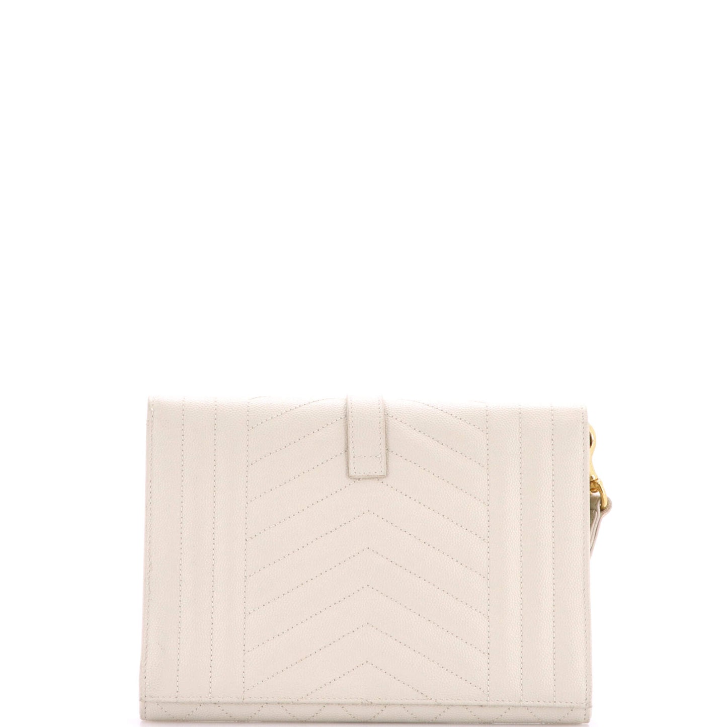 サンローラン クラシックモノグラム エンベロープ リストレット クラッチミックス マトラッセ レザー