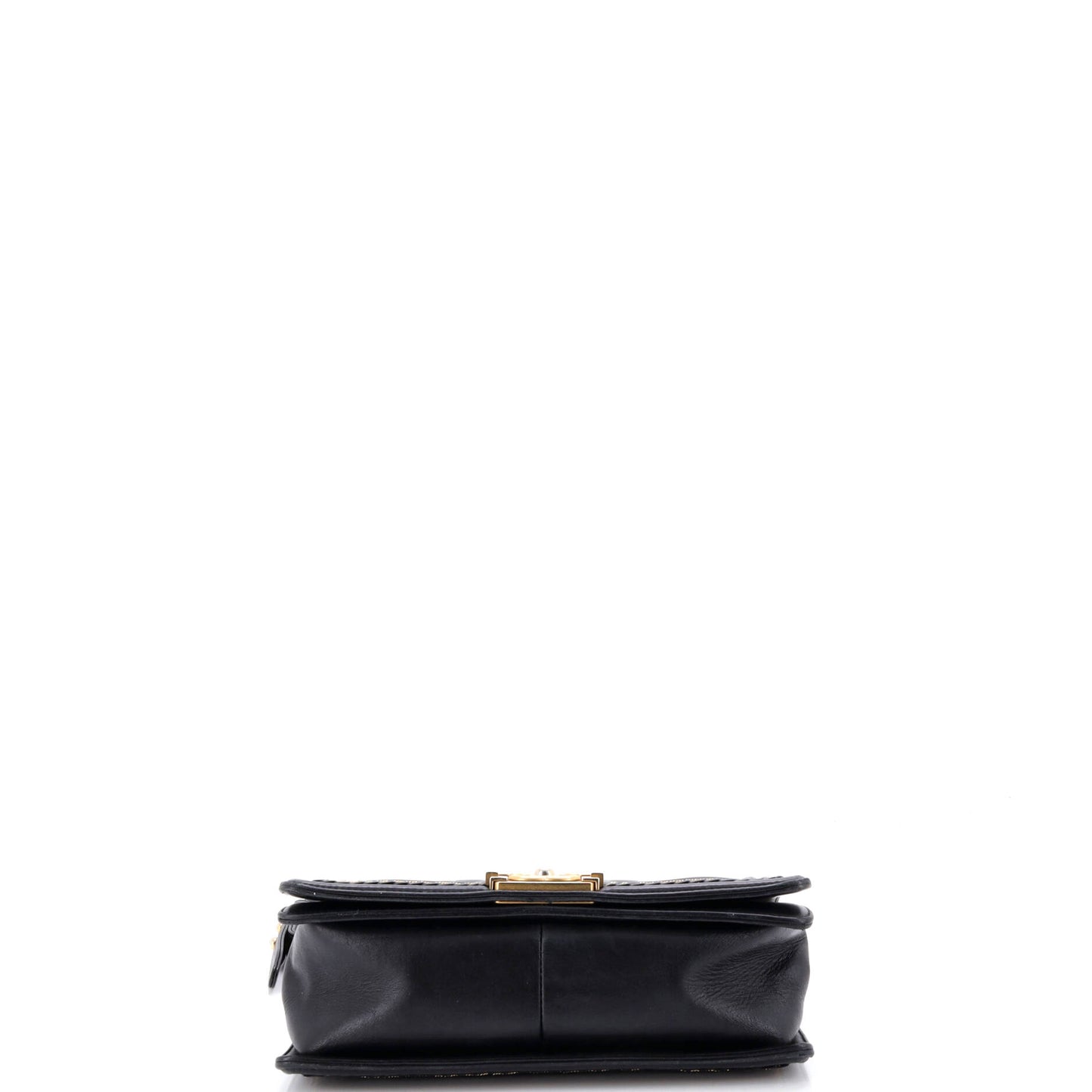 シャネル ボーイ フラップバッグ キルティング ラムスキン チェーンディテール オールドミディアム