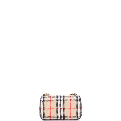 バーバリー ローラ ショルダーバッグ ヴィンテージチェック ツイード スモール
