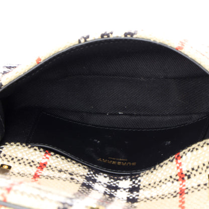 バーバリー ローラ ショルダーバッグ ヴィンテージチェック ツイード スモール