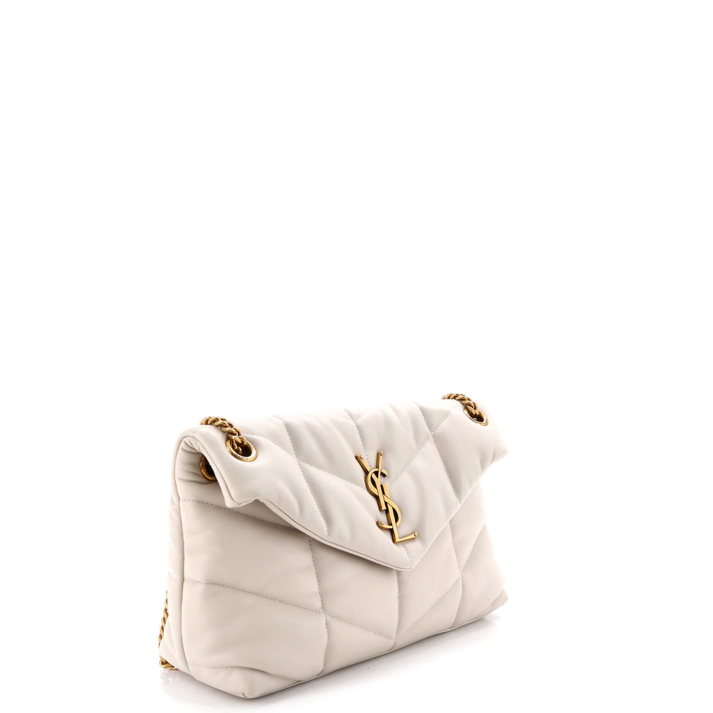 サンローラン ルル パファーショルダーバッグ キルティングレザー スモール