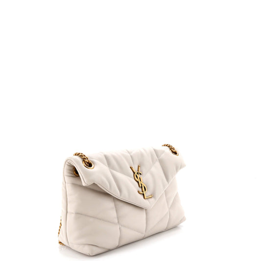 サンローラン ルル パファーショルダーバッグ キルティングレザー スモール