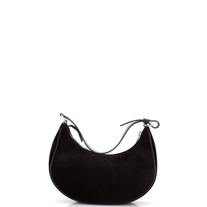 セリーヌ アヴァ バッグ クリスタル装飾 ベルベット