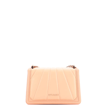 ブルガリ セルペンティ ダイヤモンドブラストショルダーバッグ キルティングレザー ミニ