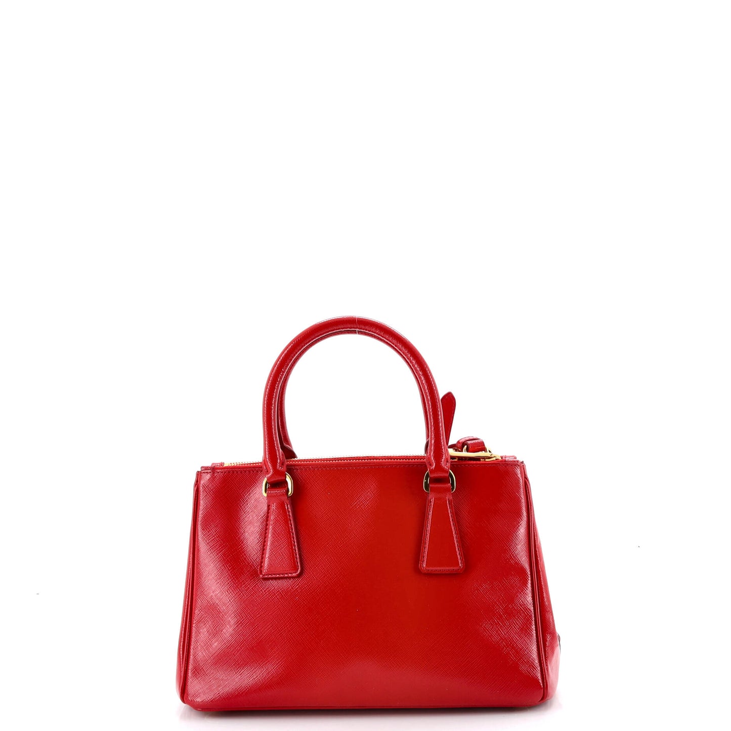 Prada Double Zip Lux Tote Vernice サフィアーノ Leather Mini